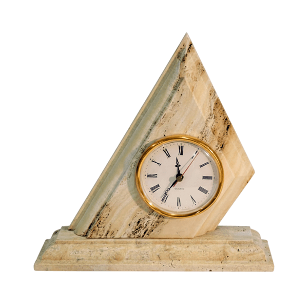 reloj de sobremesa en piedra