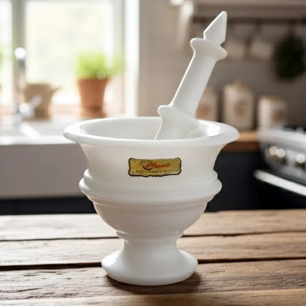 Almirez-en-mármol-blanco-Macael-Artesanía Muro