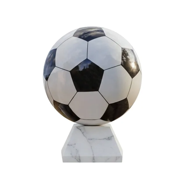 balón de fútbol de mármol-Artesanía Muro balón de fútbol de mármol