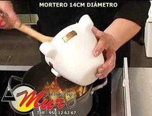 Mortero mármol 14CM