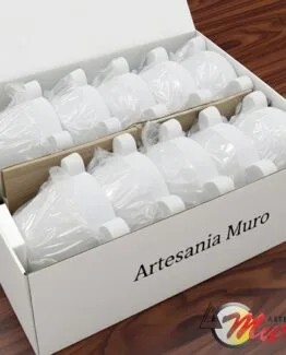 10 UNIDADES MORTERO MÁRMOL BLANCO 14 CM